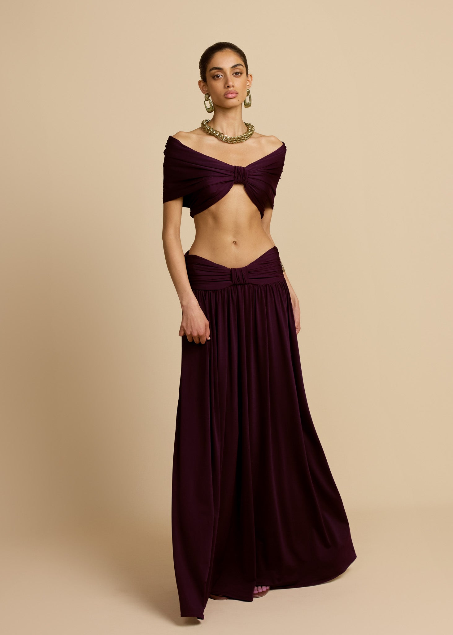 ALESSIA SKIRT PLUM