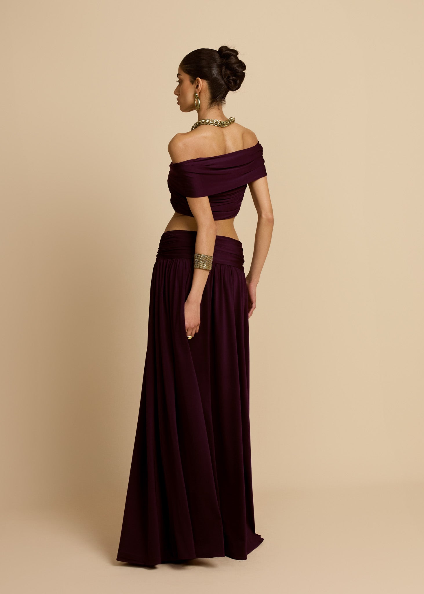 ALESSIA SKIRT PLUM