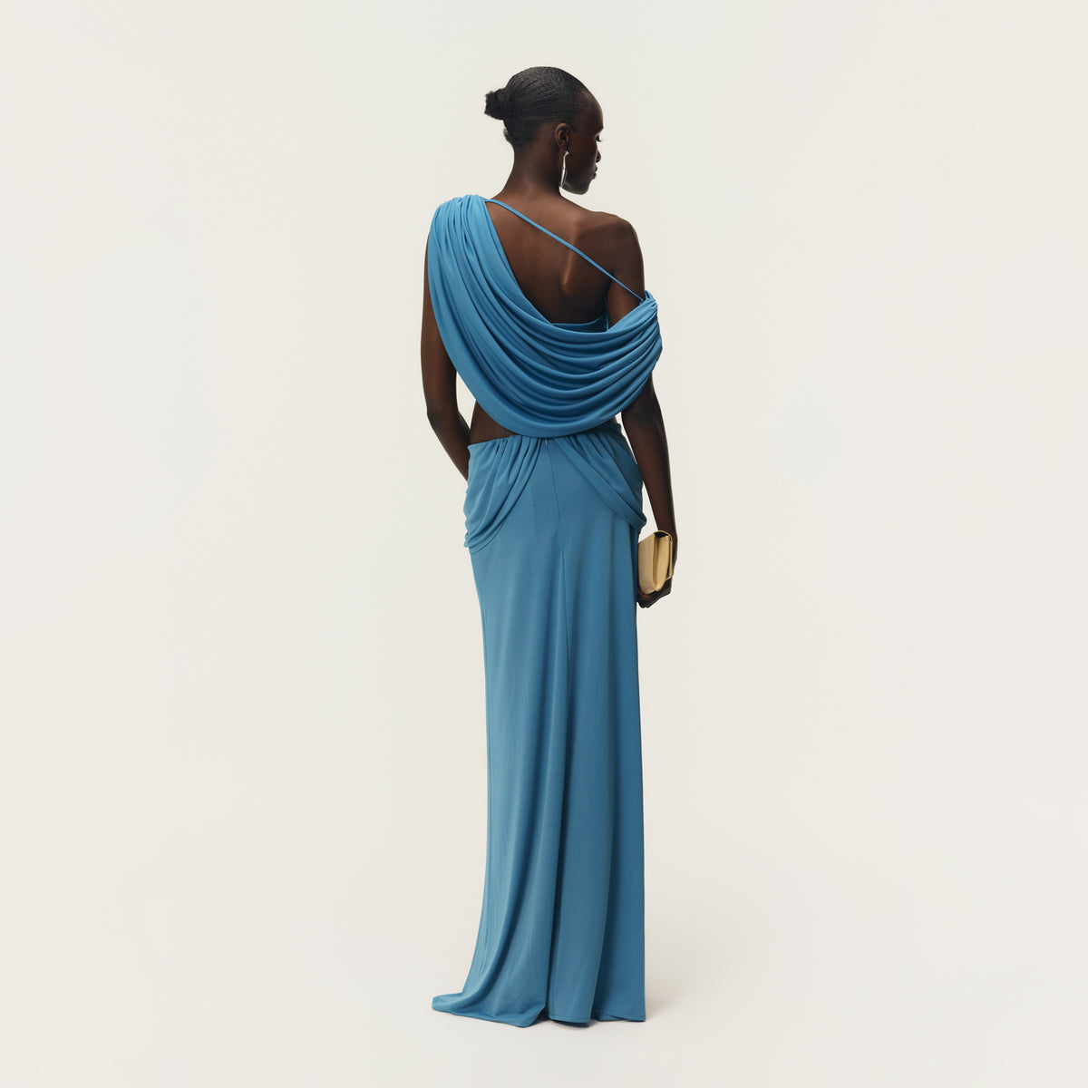 CHIARA SKIRT DUSTY BLUE