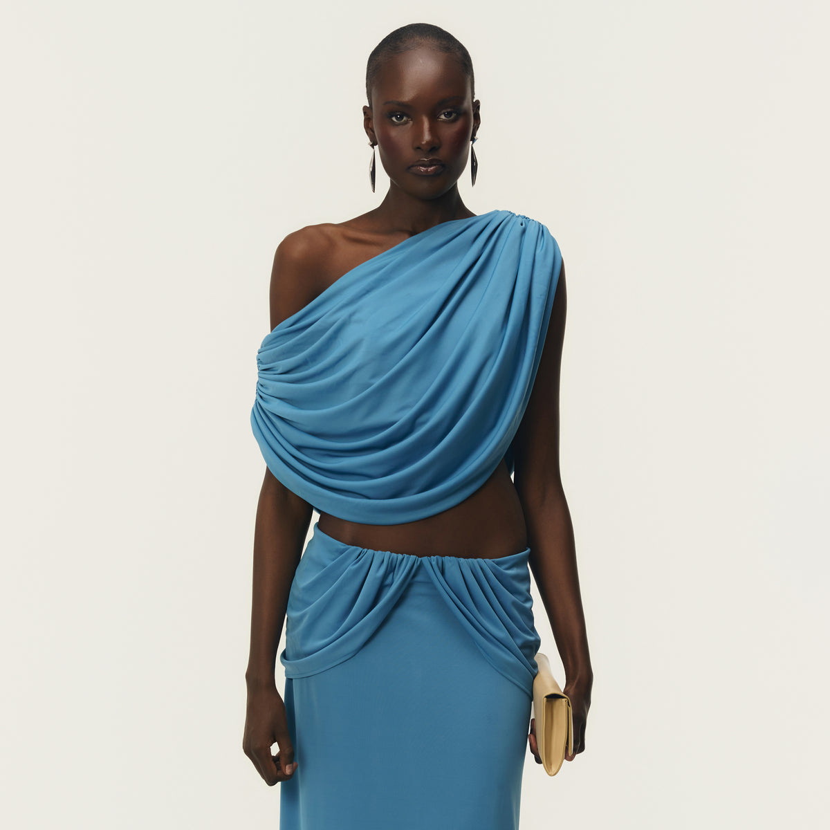 CHIARA TOP DUSTY BLUE