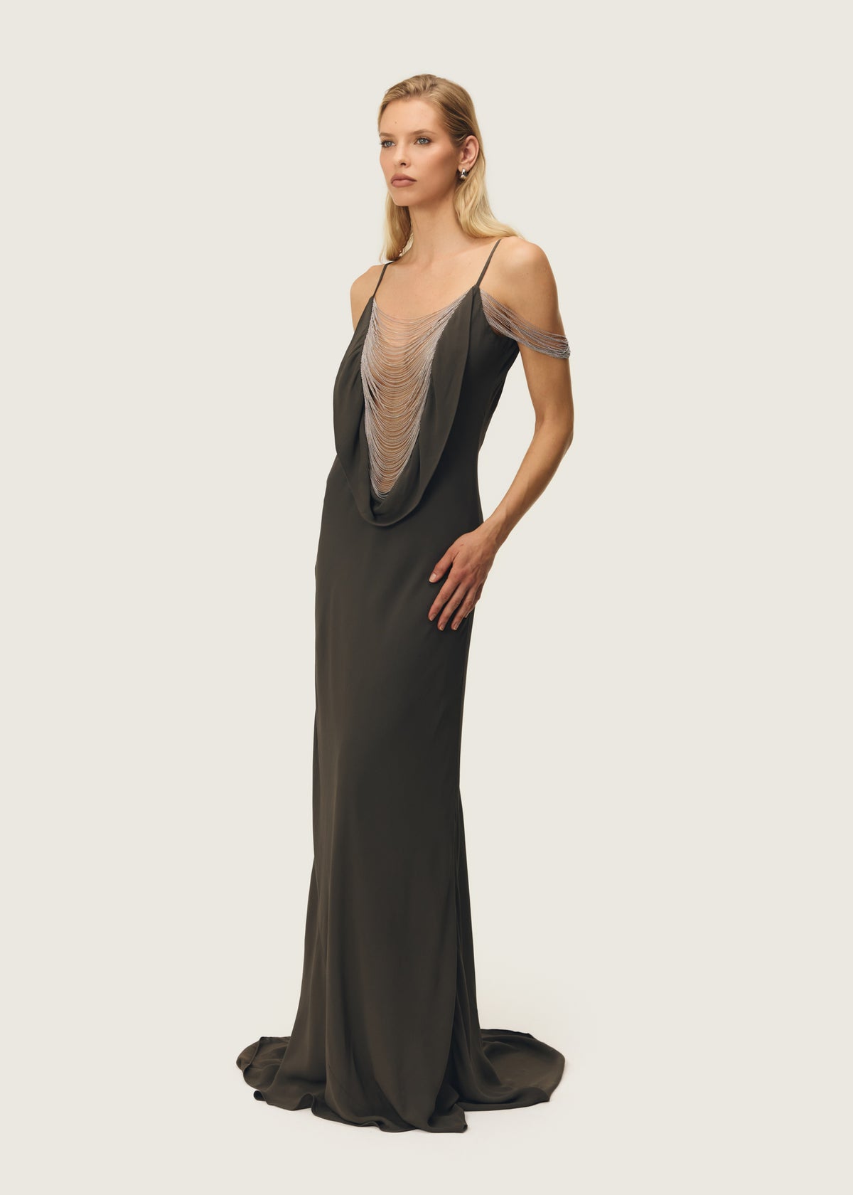 CORINA DRESS TRUFFLE
