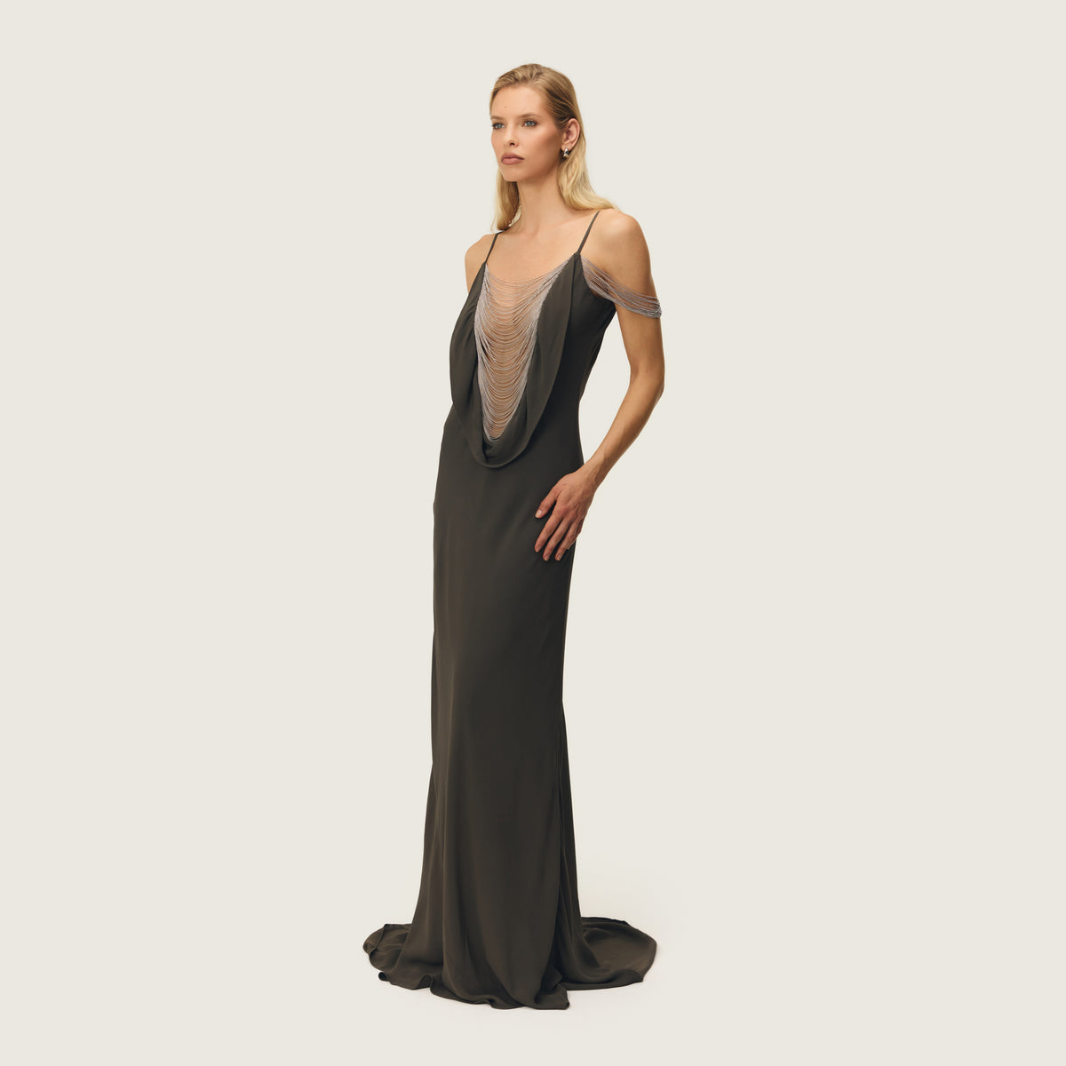 CORINA DRESS TRUFFLE