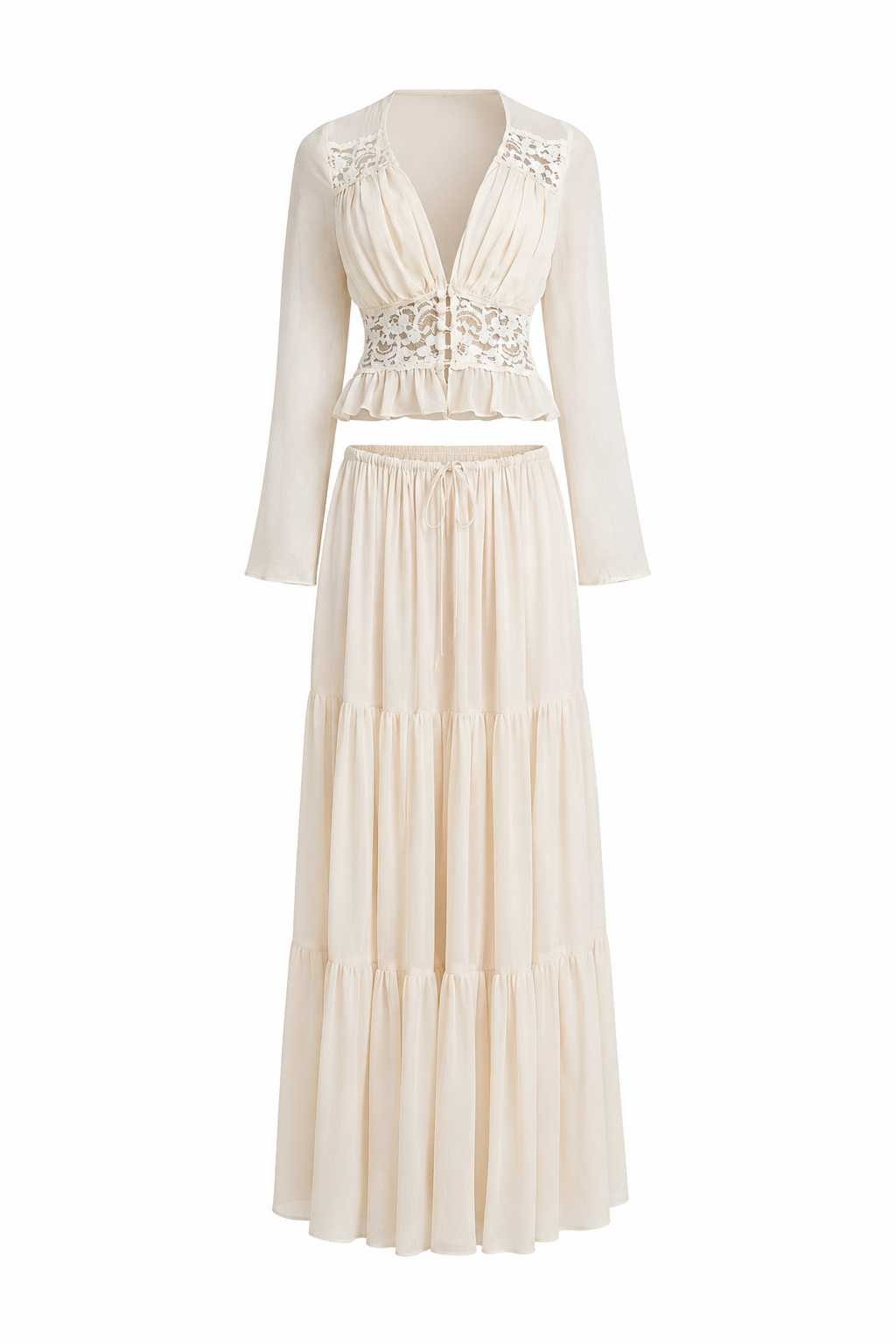 ALESSANDRA SKIRT IVORY