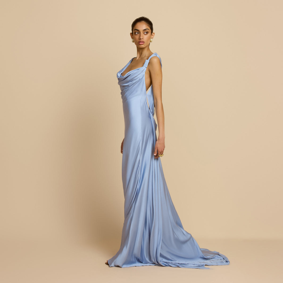 DARCY DRESS SKY BLUE