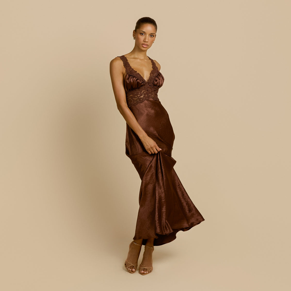 EVELINE DRESS CACAO