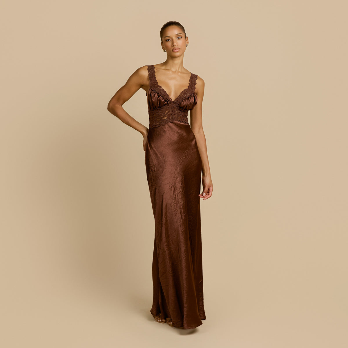 EVELINE DRESS CACAO