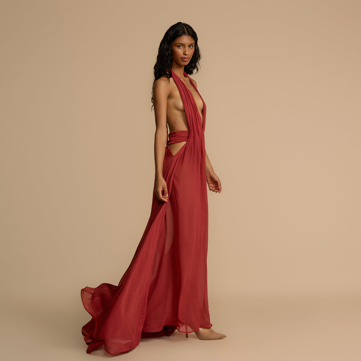 FLORENCE DRESS RED
