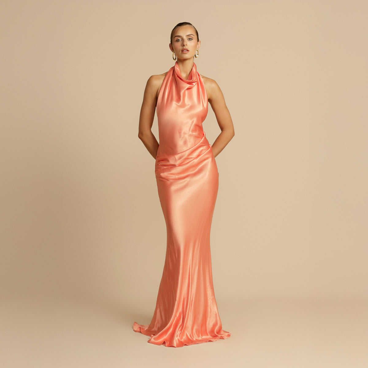 GAIA DRESS PAPAYA