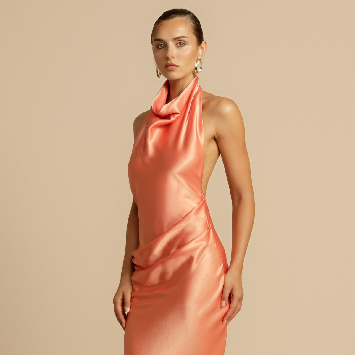 GAIA DRESS PAPAYA