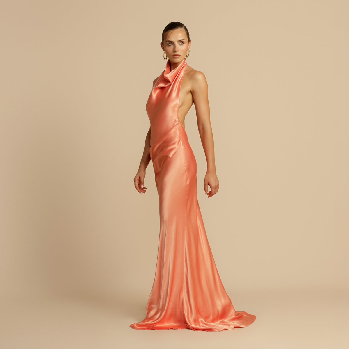 GAIA DRESS PAPAYA