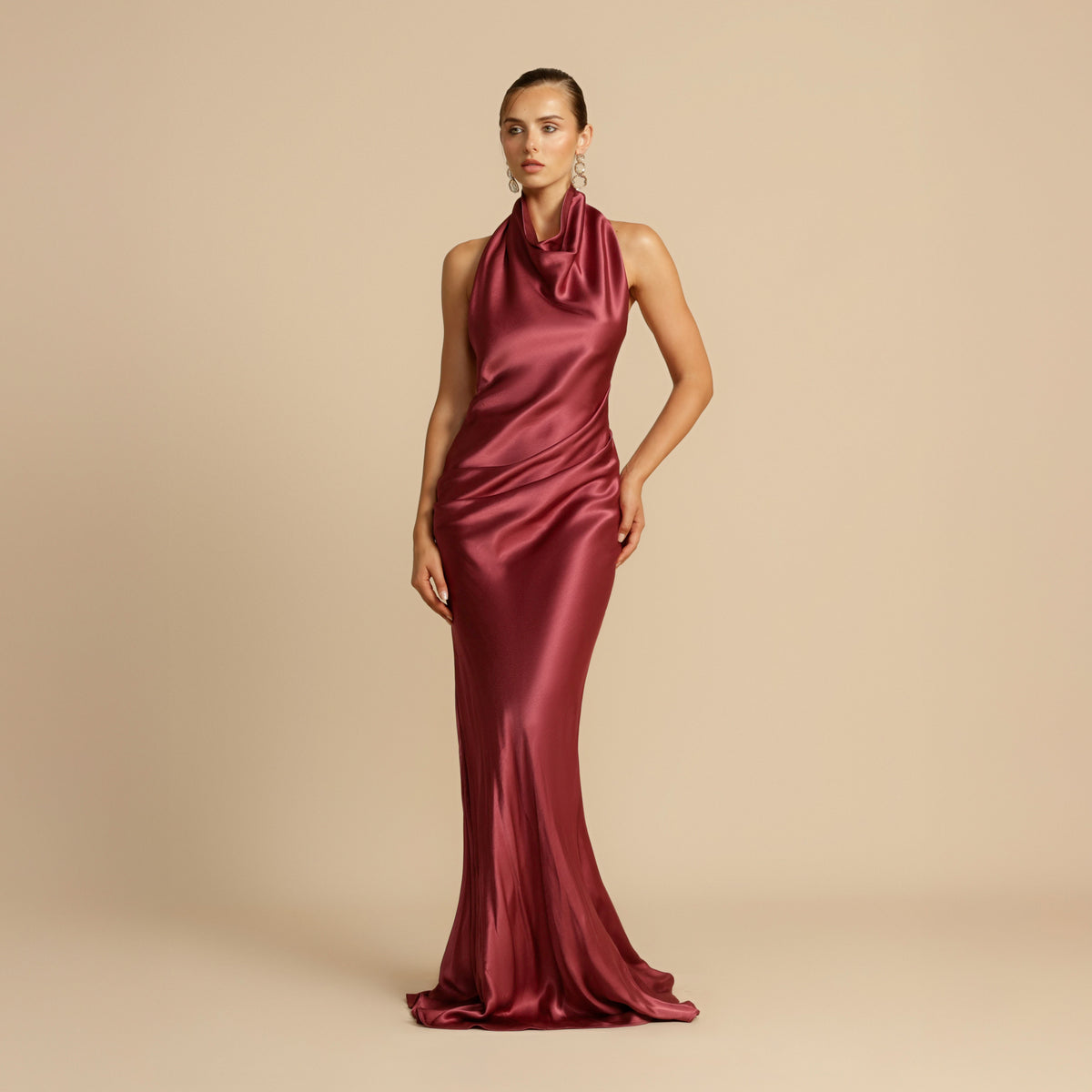 GAIA DRESS PLUM