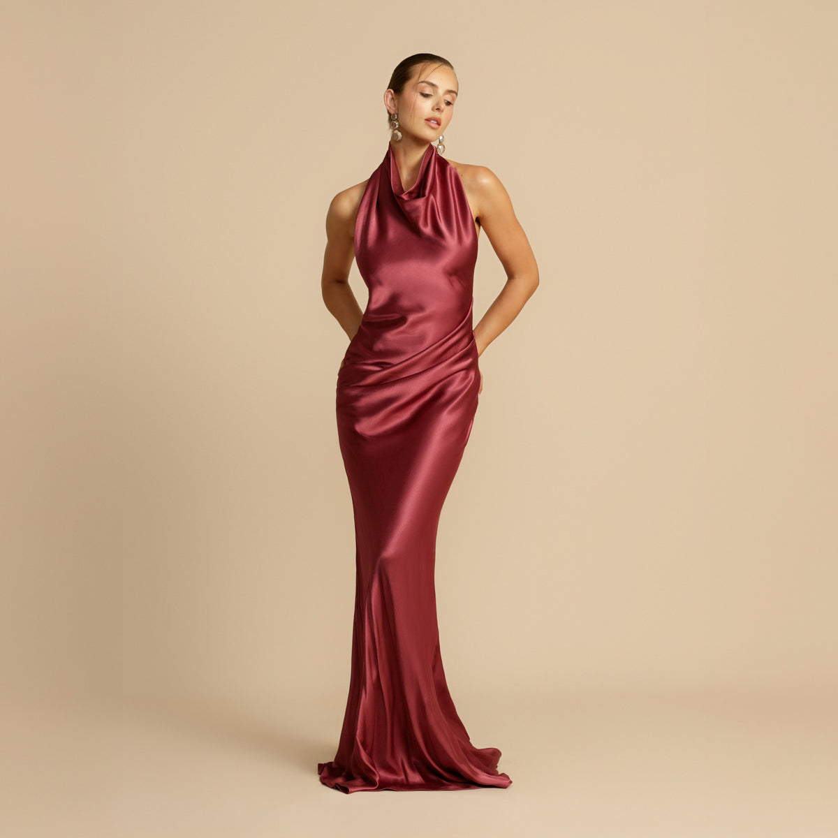 GAIA DRESS PLUM