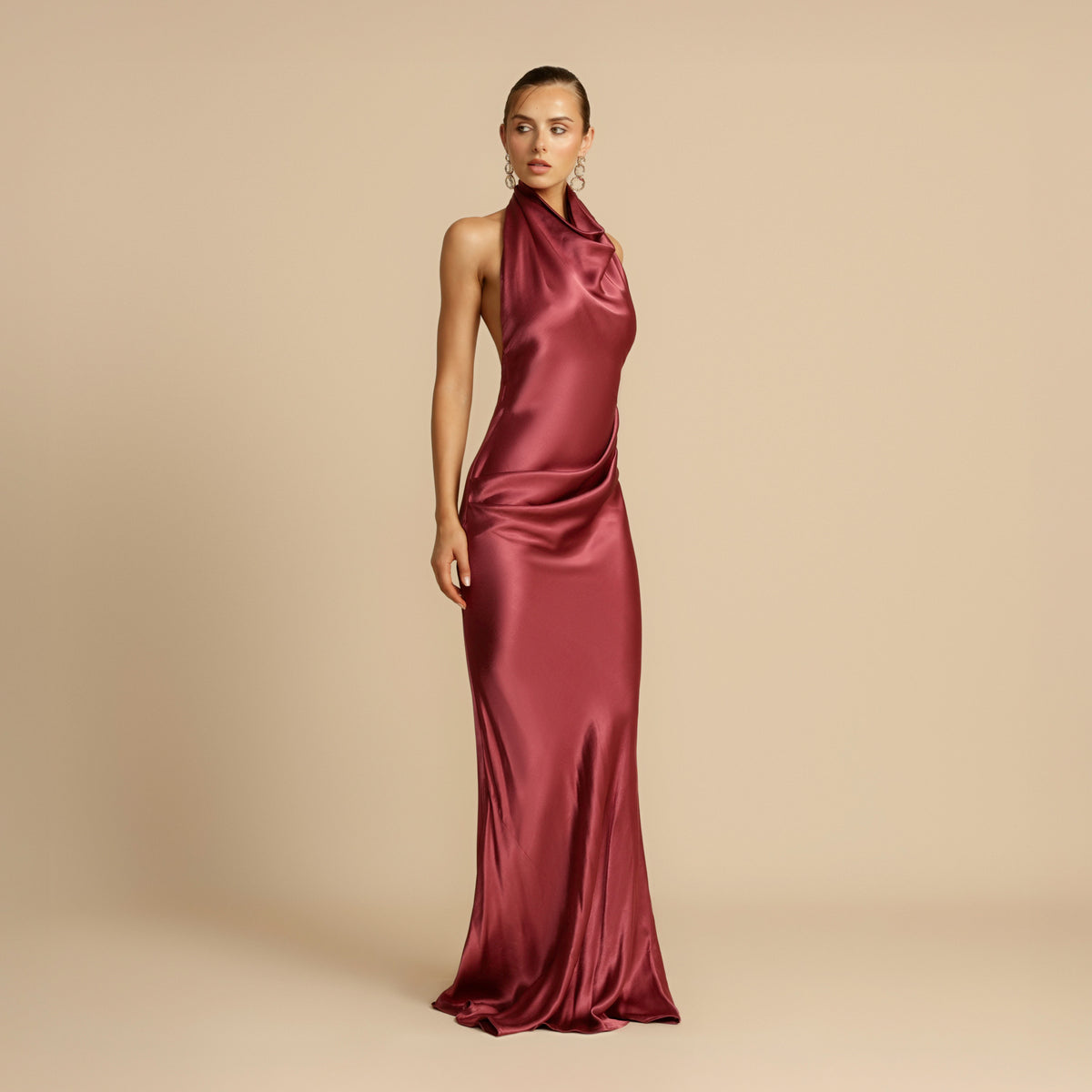 GAIA DRESS PLUM