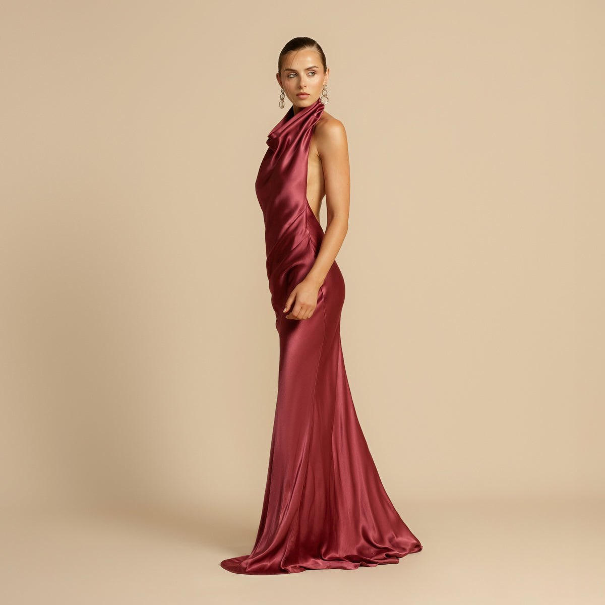 GAIA DRESS PLUM