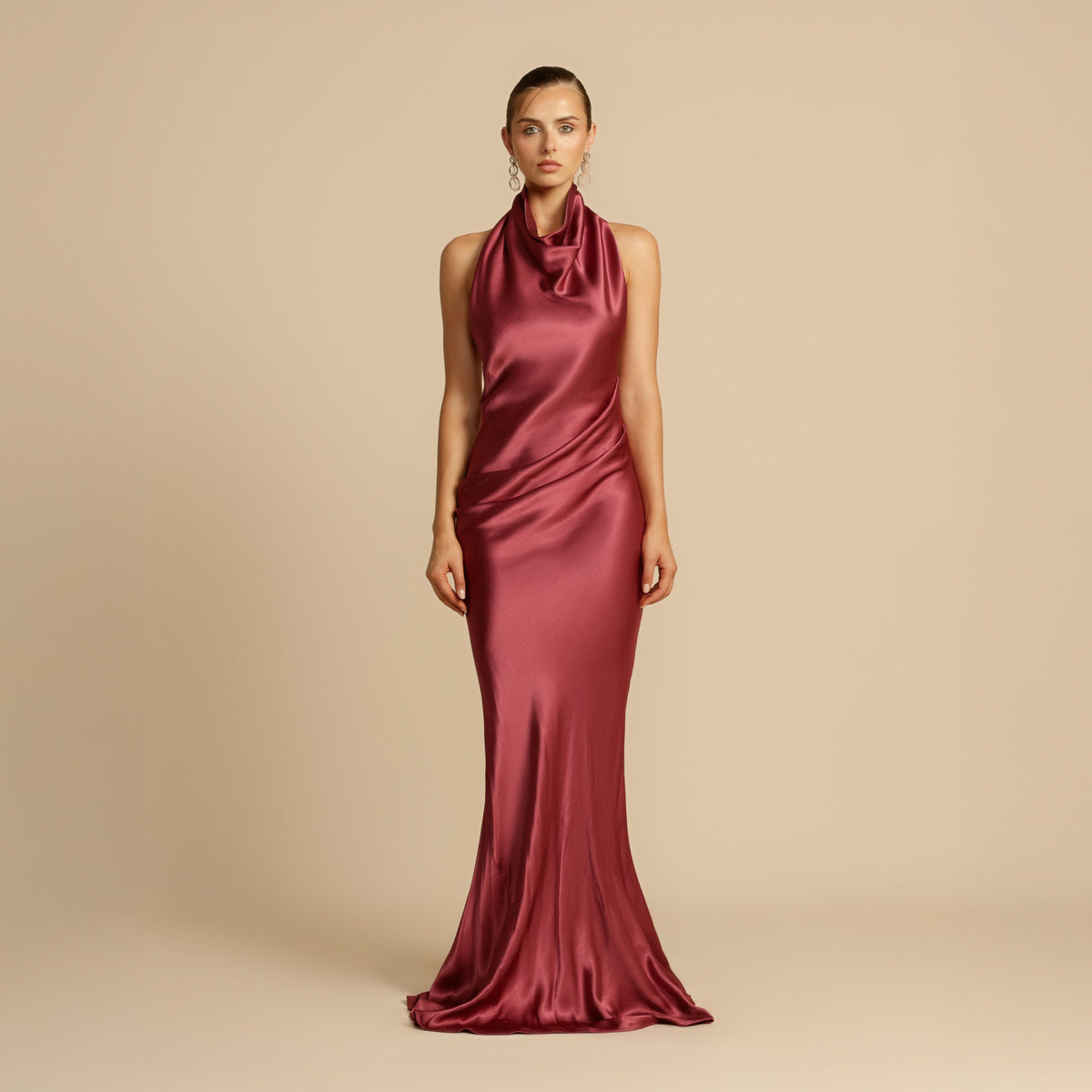 GAIA DRESS PLUM