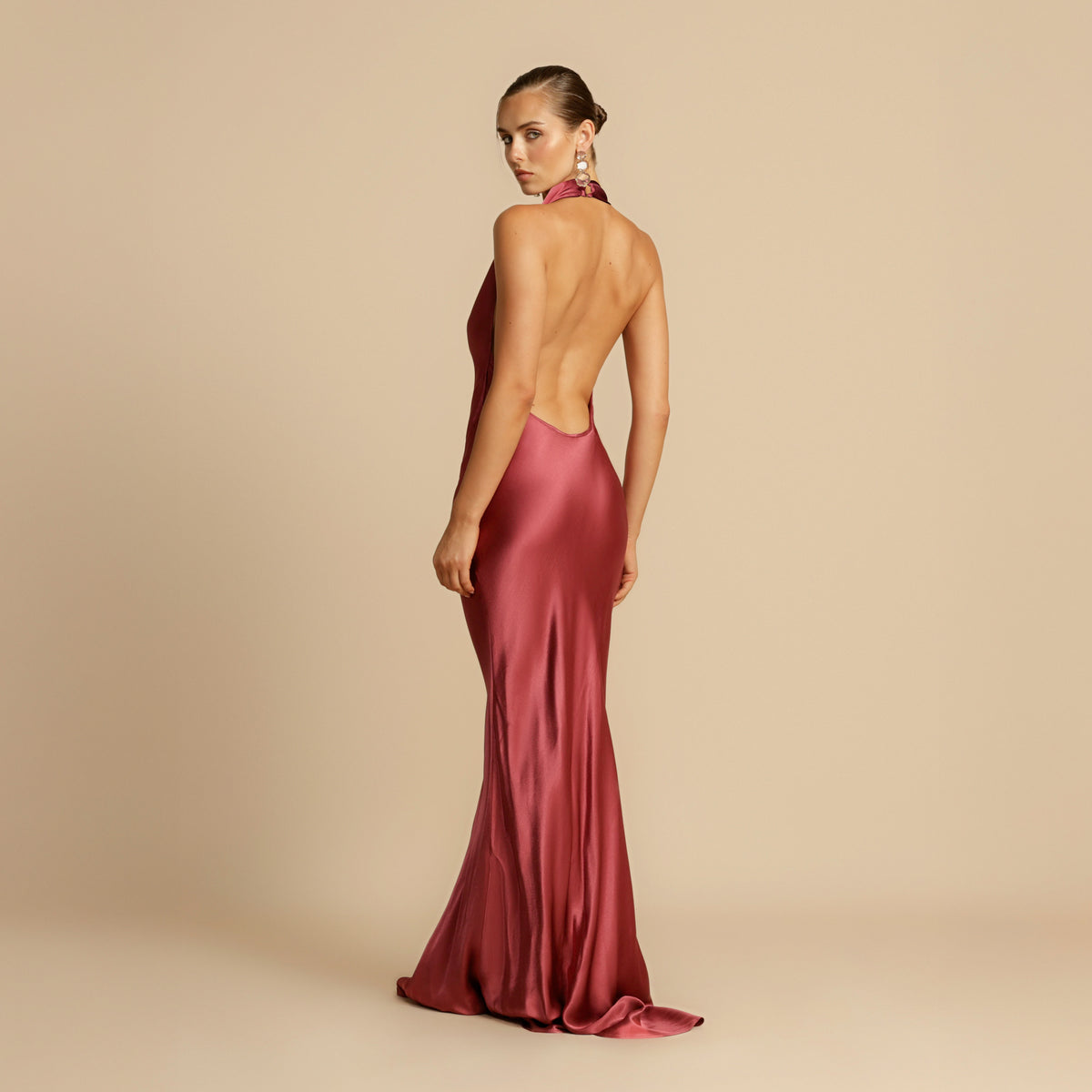 GAIA DRESS PLUM