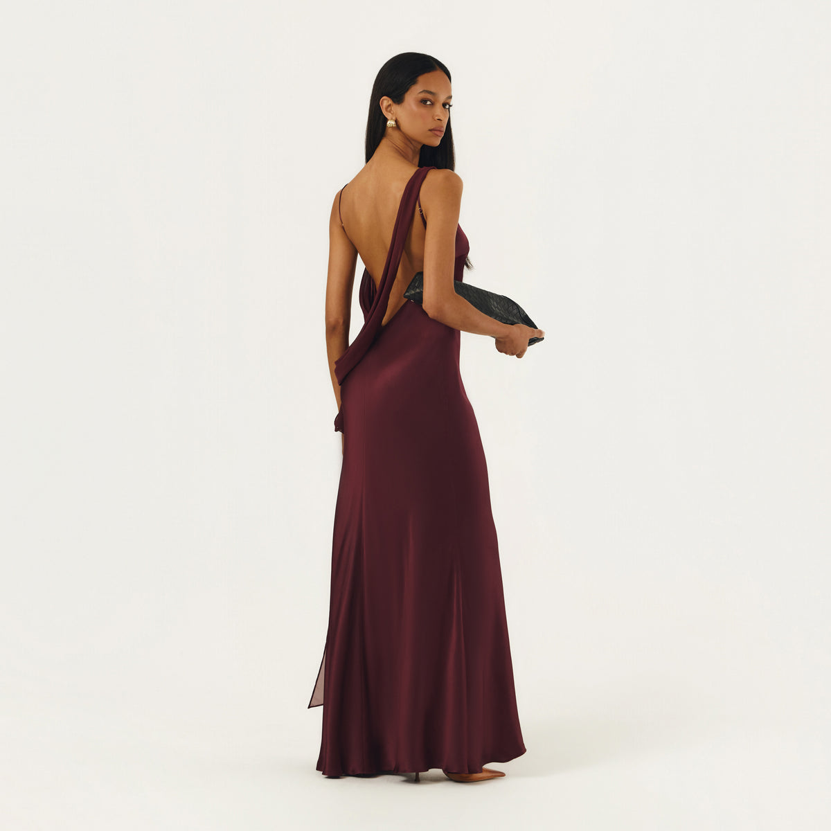 HELENA DRESS PLUM