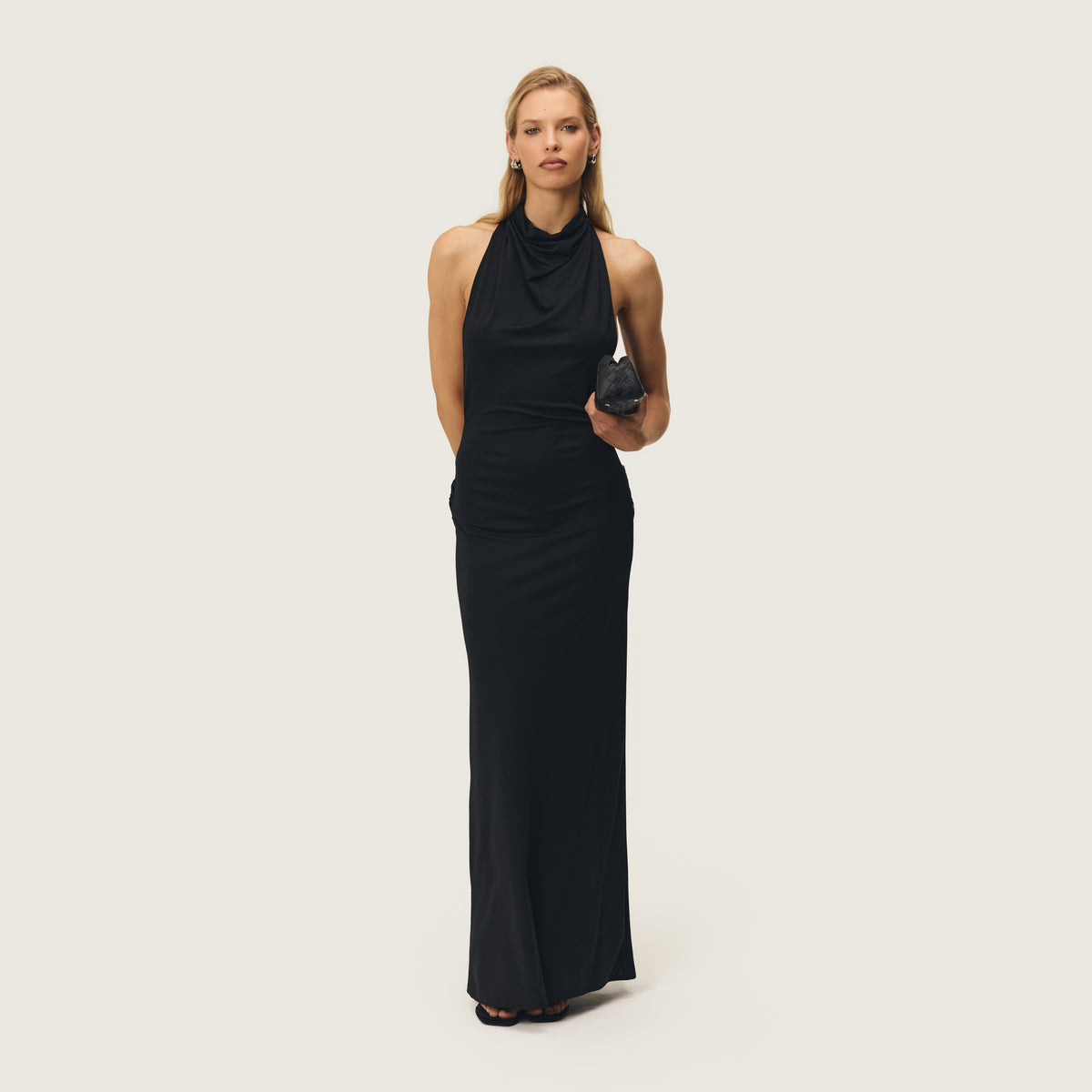 JEAN DRESS BLACK