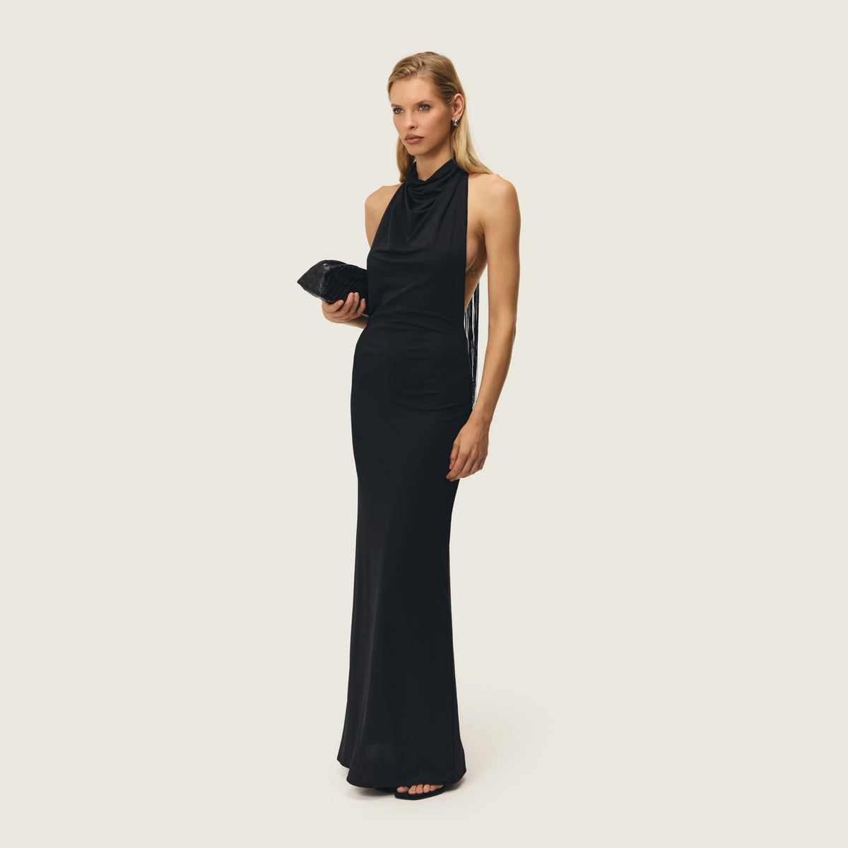 JEAN DRESS BLACK