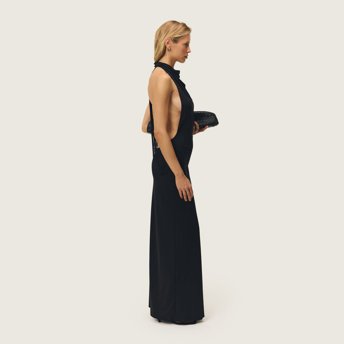 JEAN DRESS BLACK