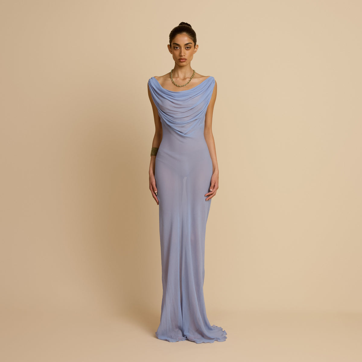 JORDANA DRESS SKY BLUE