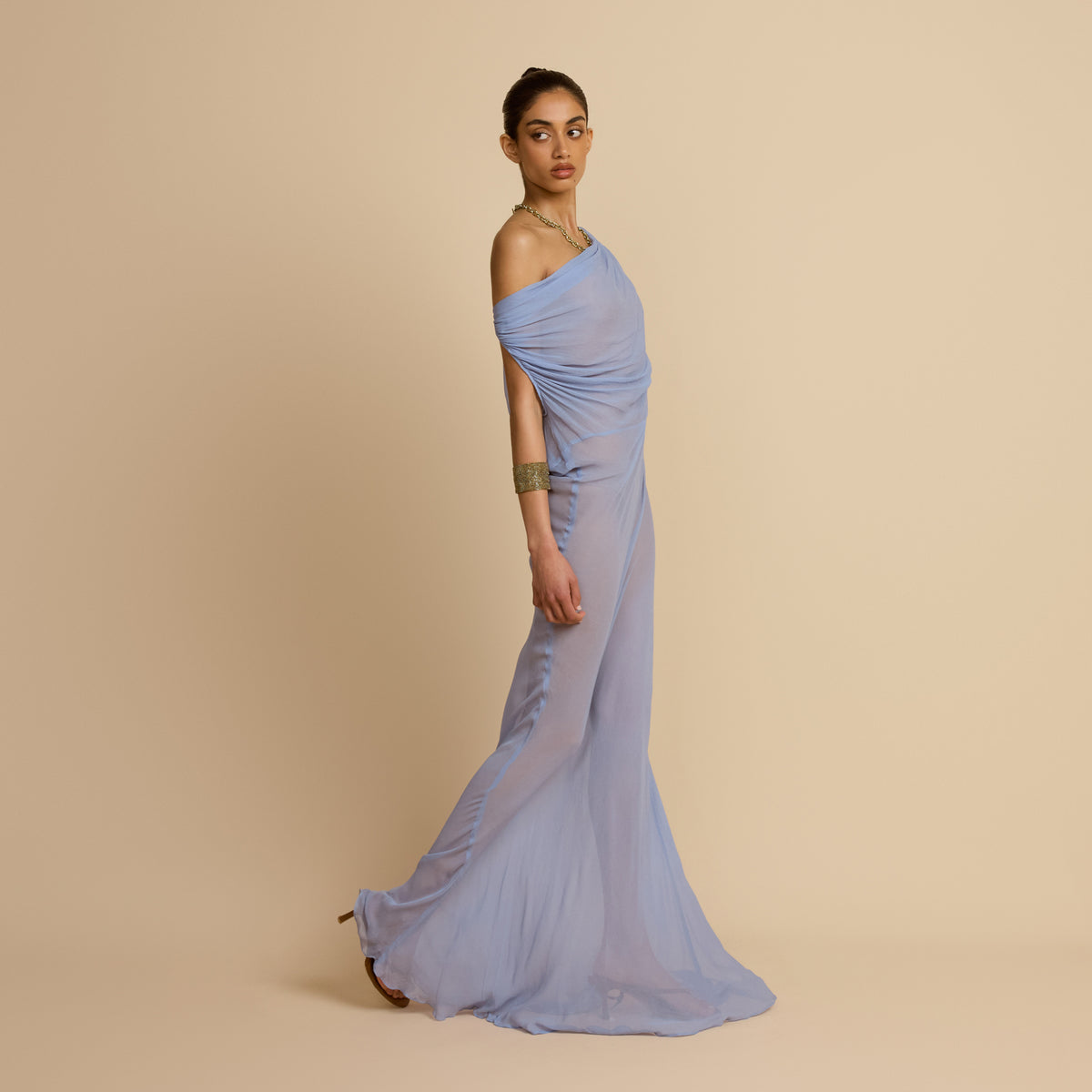 JORDANA DRESS SKY BLUE