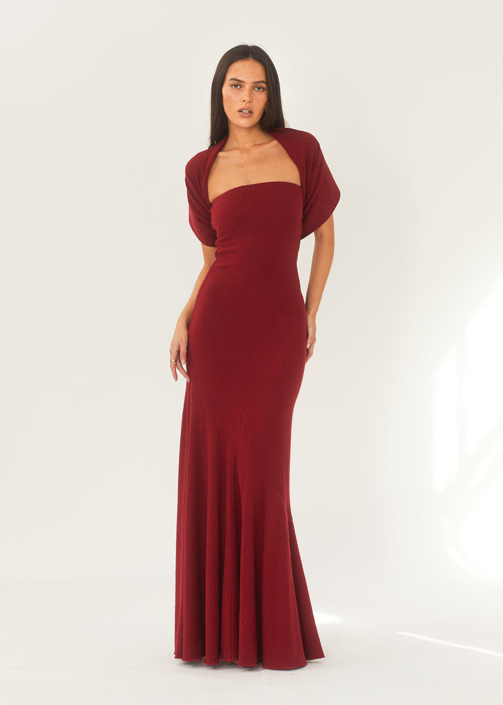 ARCINA ORI DELILAH DRESS PEACH SIZE 8, 10