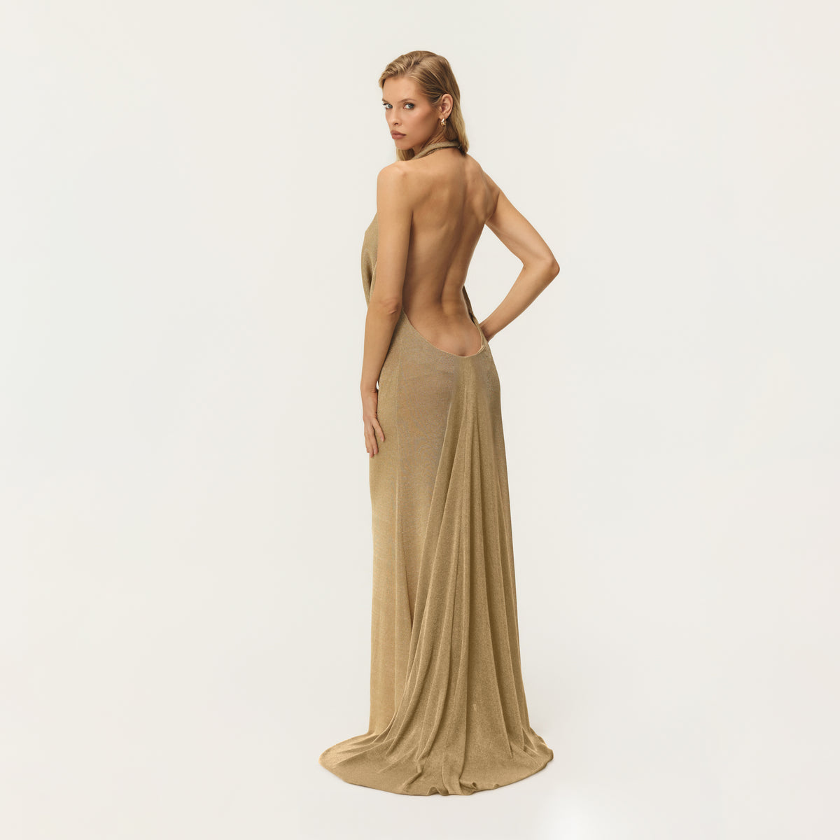 KAIA DRESS GOLD