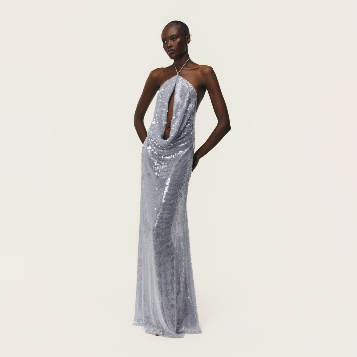LUKA DRESS SILVER
