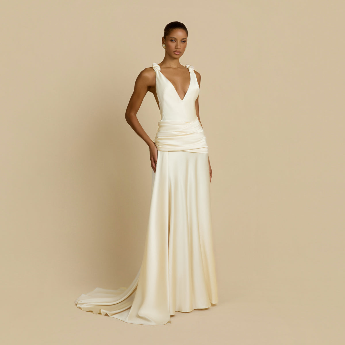 MADALENA DRESS CREAM