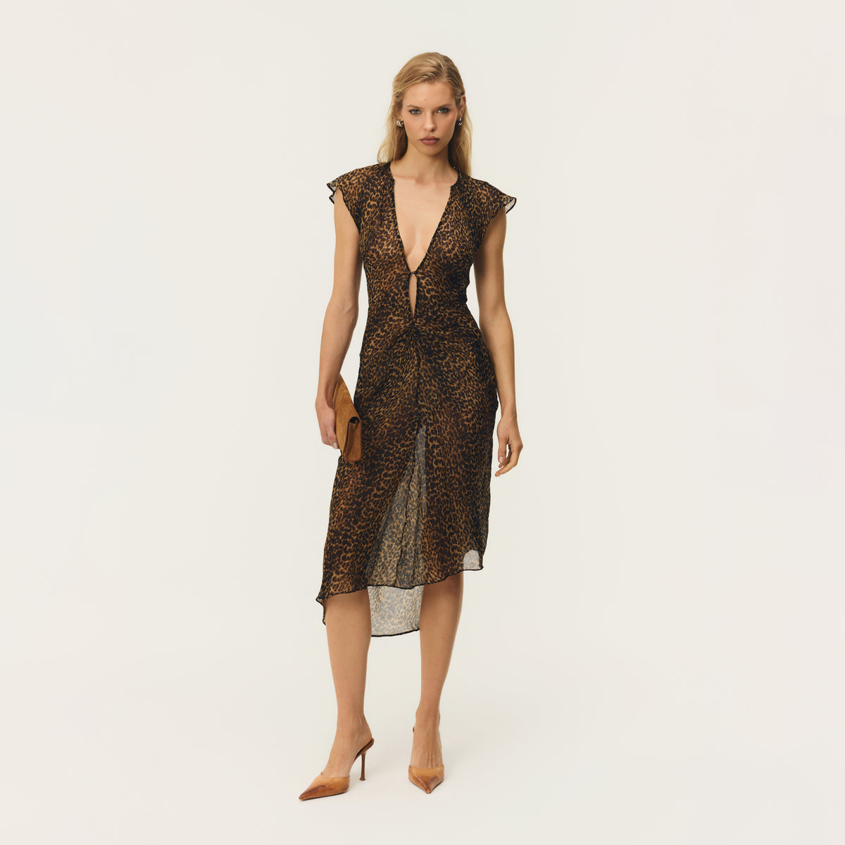 MARGAUX DRESS LEOPARD