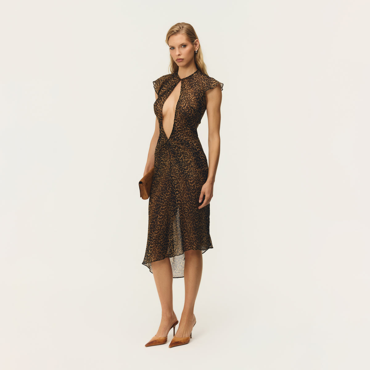 MARGAUX DRESS LEOPARD