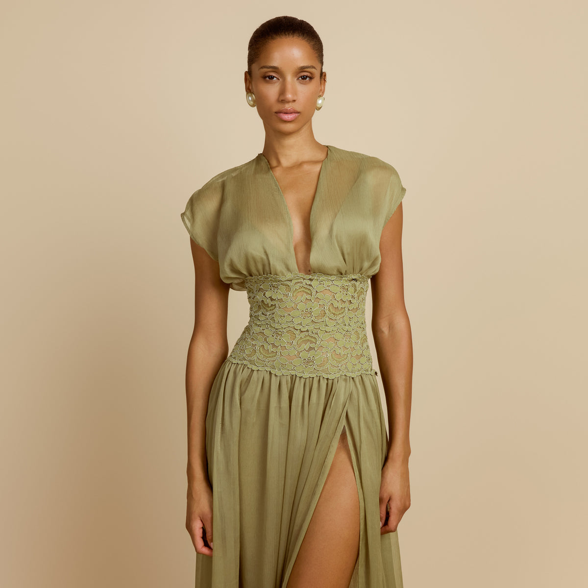 MARY-JANE DRESS PISTACHIO