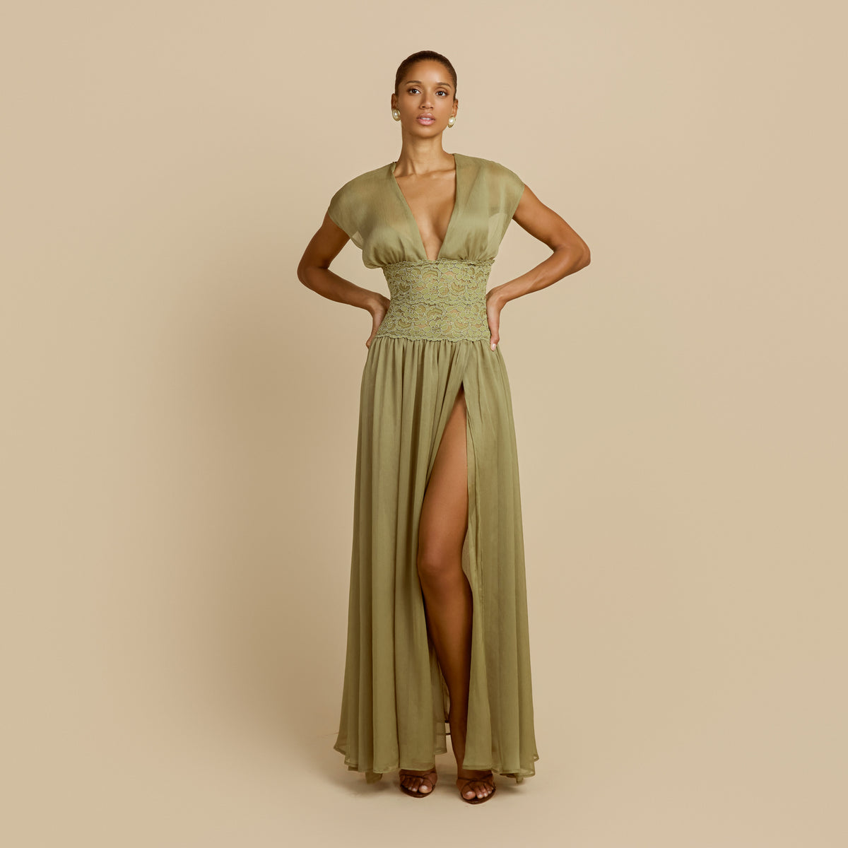 MARY-JANE DRESS PISTACHIO