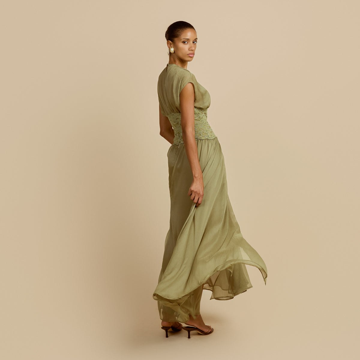 MARY-JANE DRESS PISTACHIO