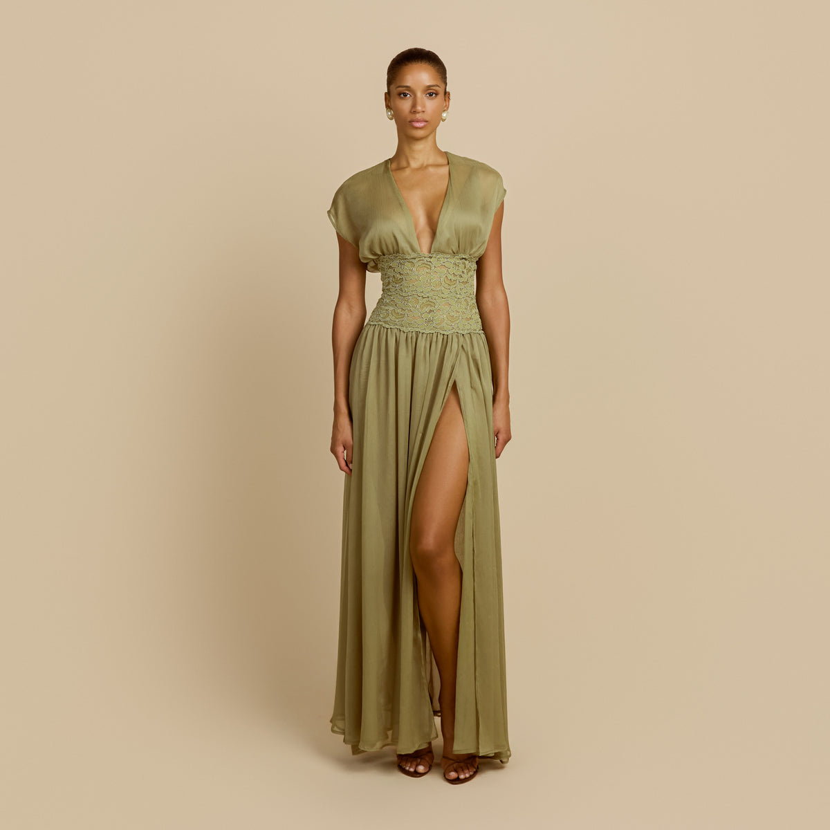 MARY-JANE DRESS PISTACHIO