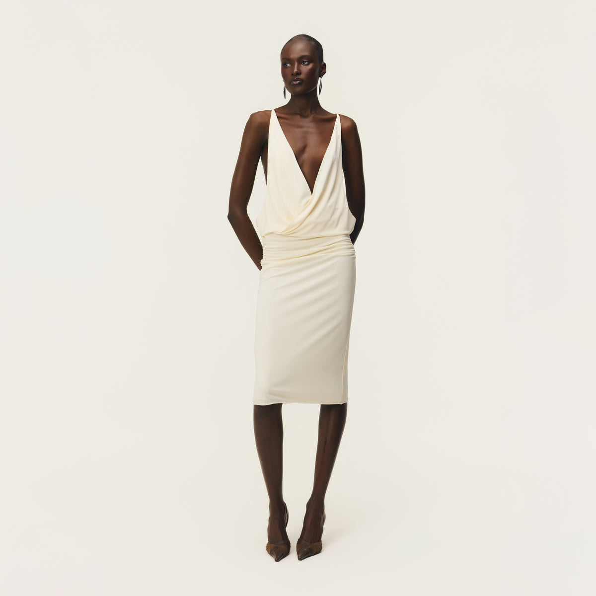 MAYA DRESS BONE