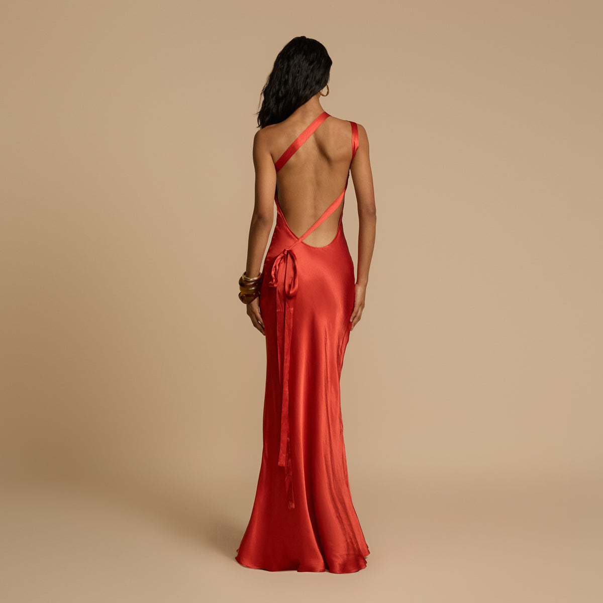 MONIQUE DRESS RUST