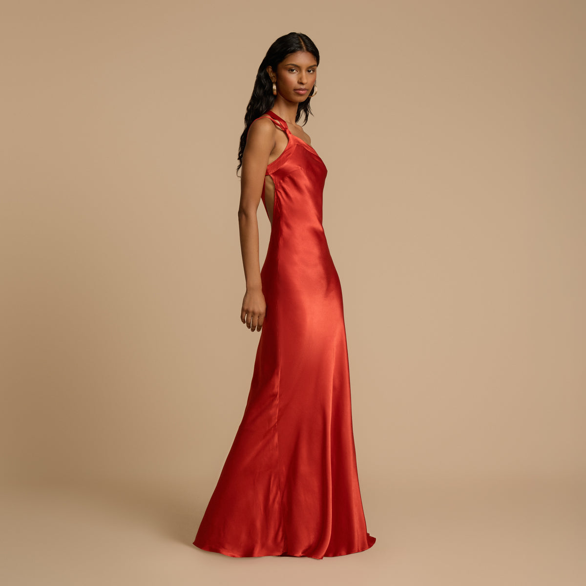 MONIQUE DRESS RUST