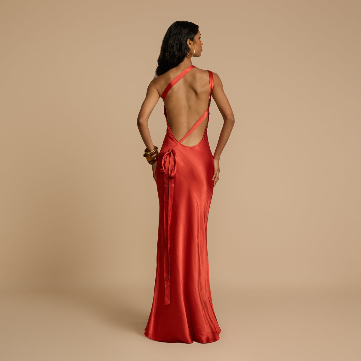 MONIQUE DRESS RUST