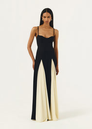 PALOMA DRESS B&W