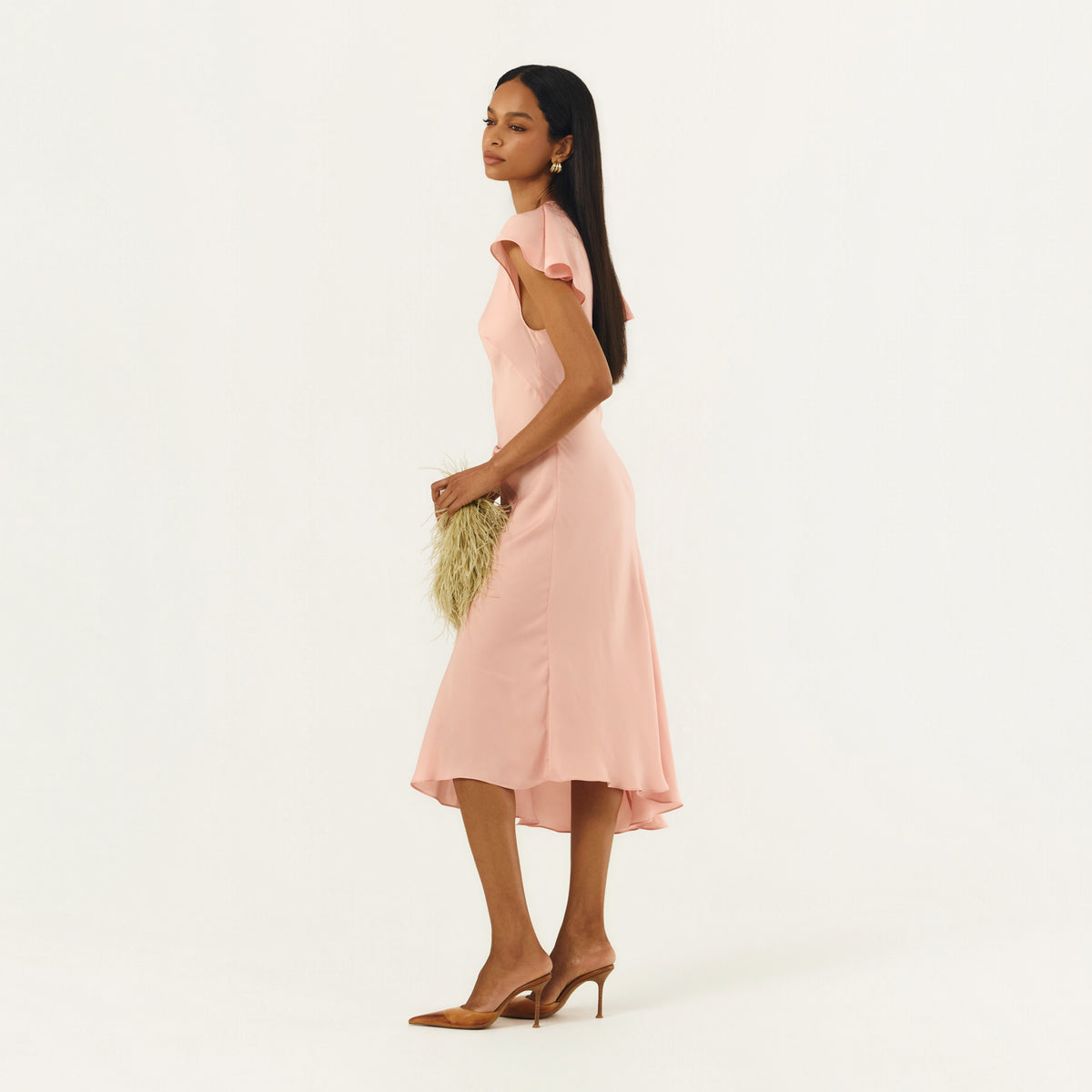 PARISA DRESS VINTAGE PINK