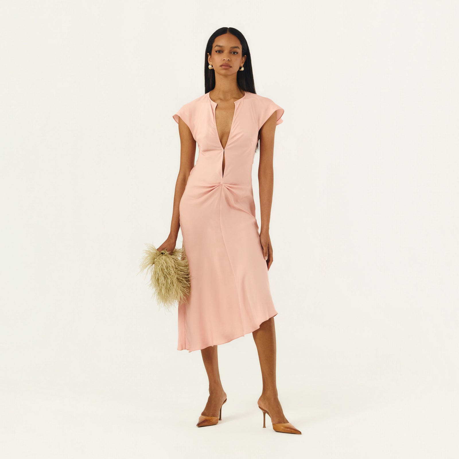 PARISA DRESS VINTAGE PINK