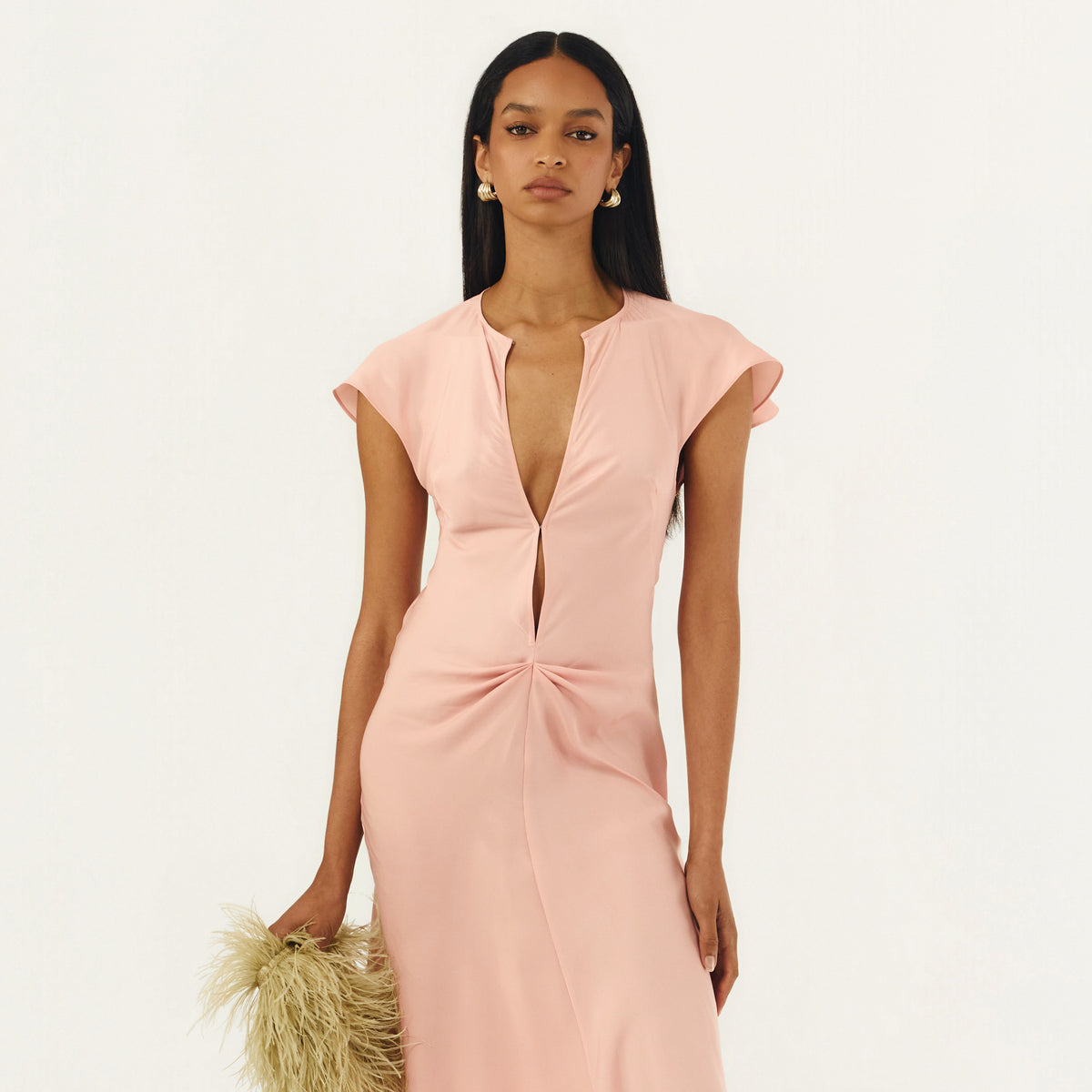 PARISA DRESS VINTAGE PINK