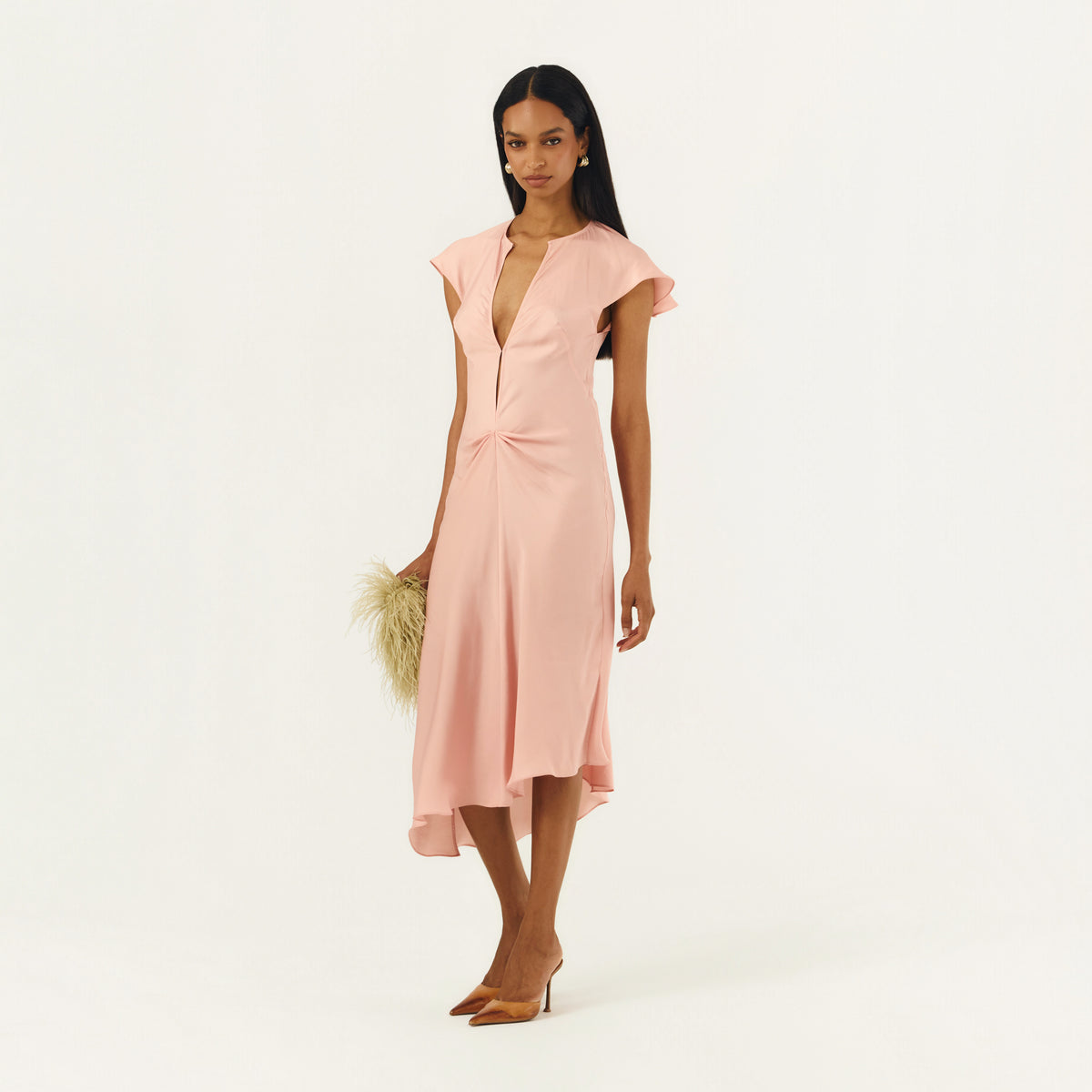 PARISA DRESS VINTAGE PINK