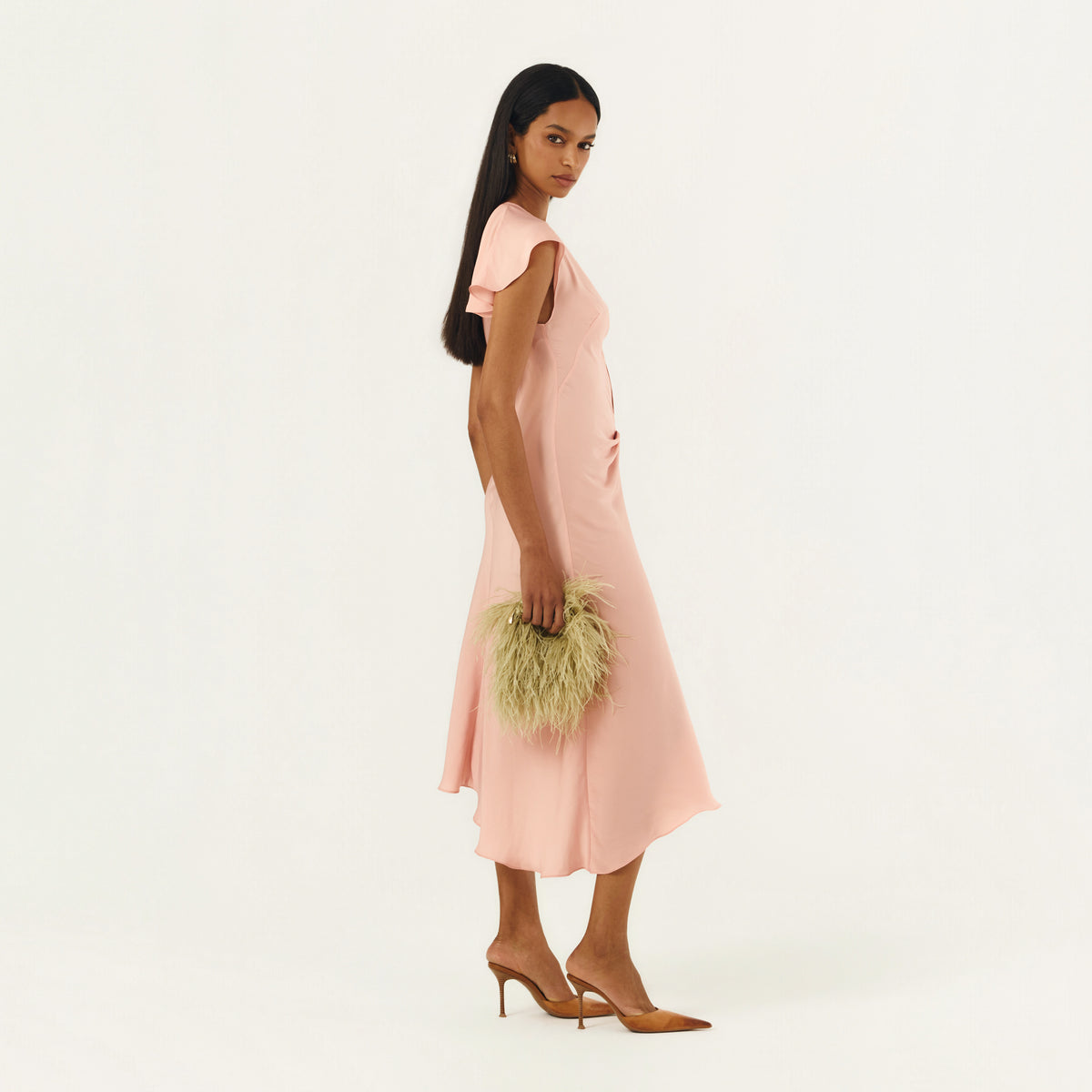 PARISA DRESS VINTAGE PINK