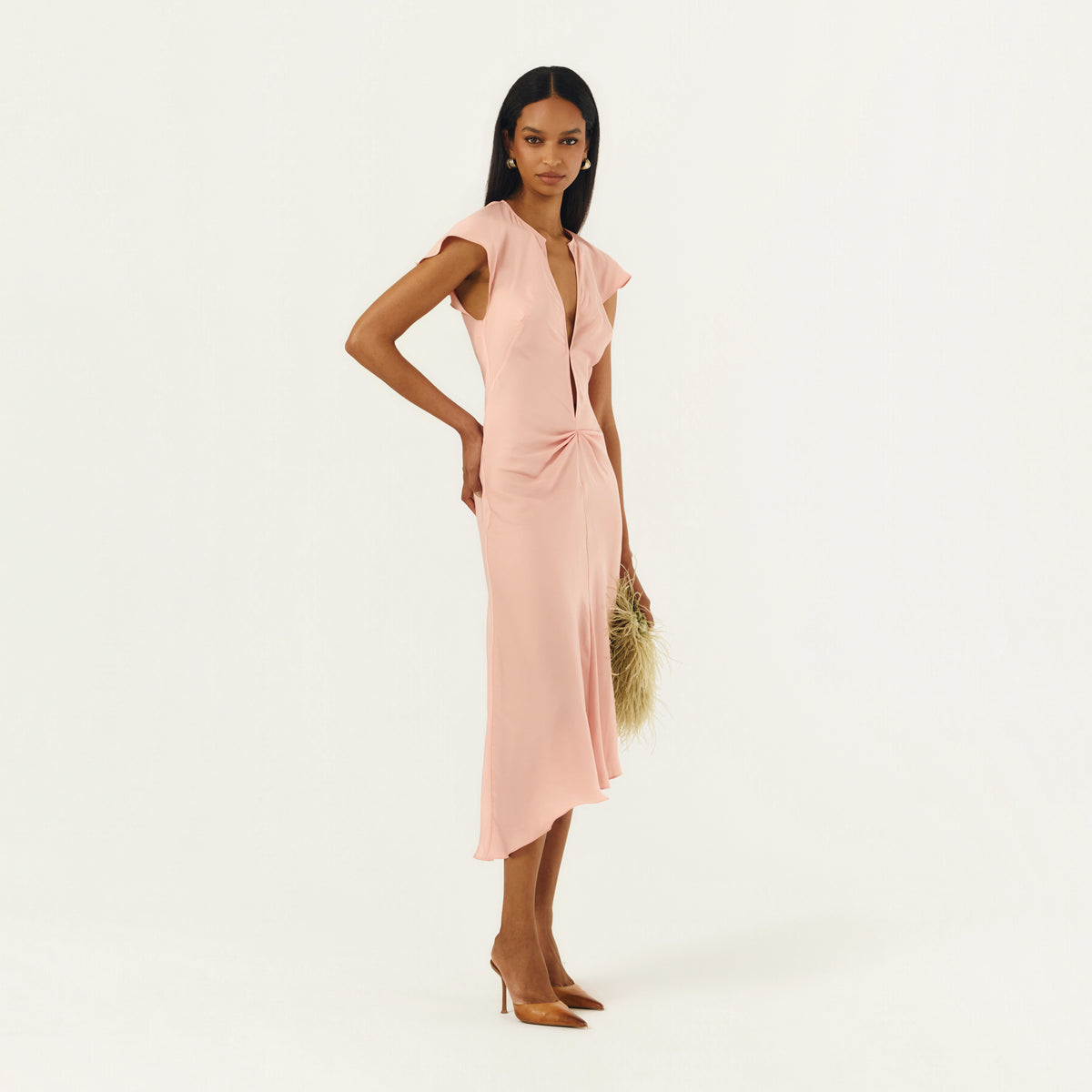 PARISA DRESS VINTAGE PINK
