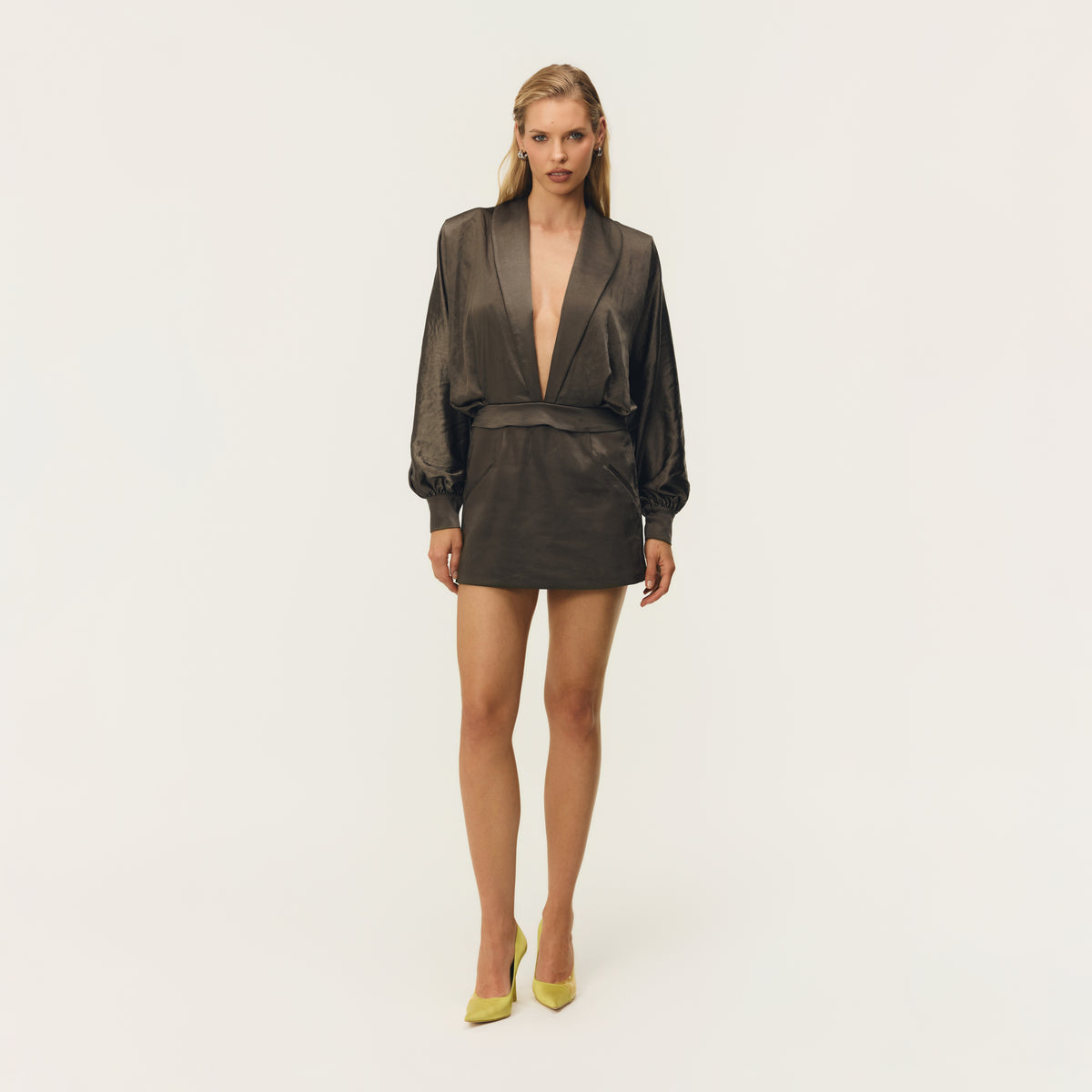 RENA DRESS TRUFFLE