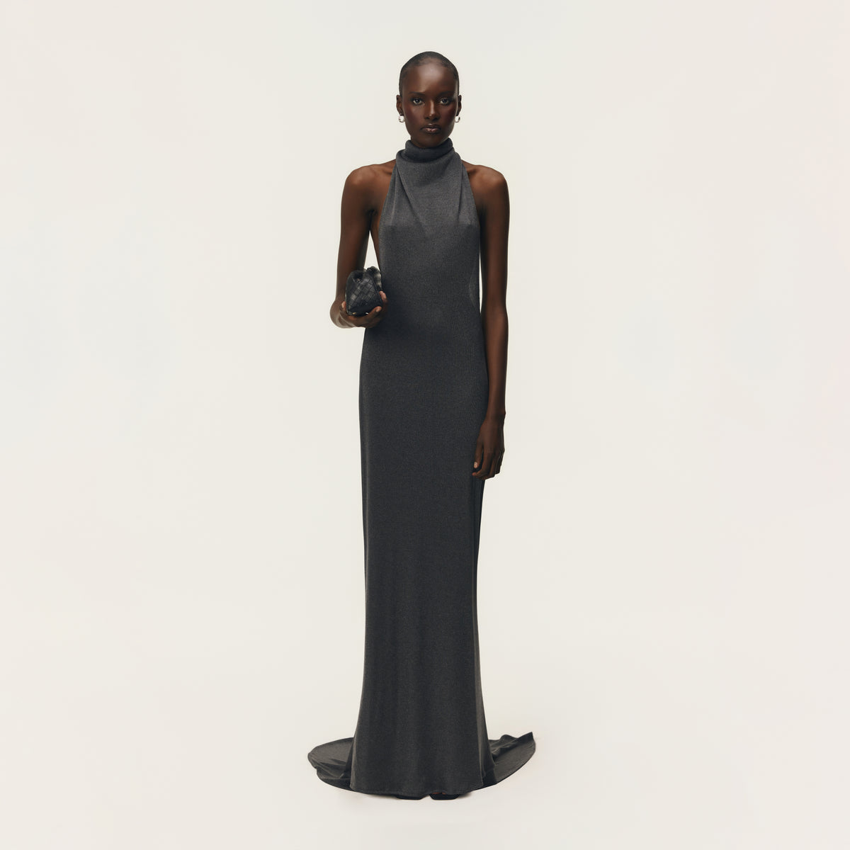 ROMY DRESS CHROME METALLIC