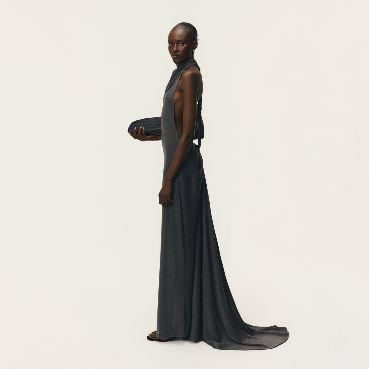 ROMY DRESS CHROME METALLIC